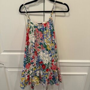 Aakaa Multicolor Floral Mini Dress